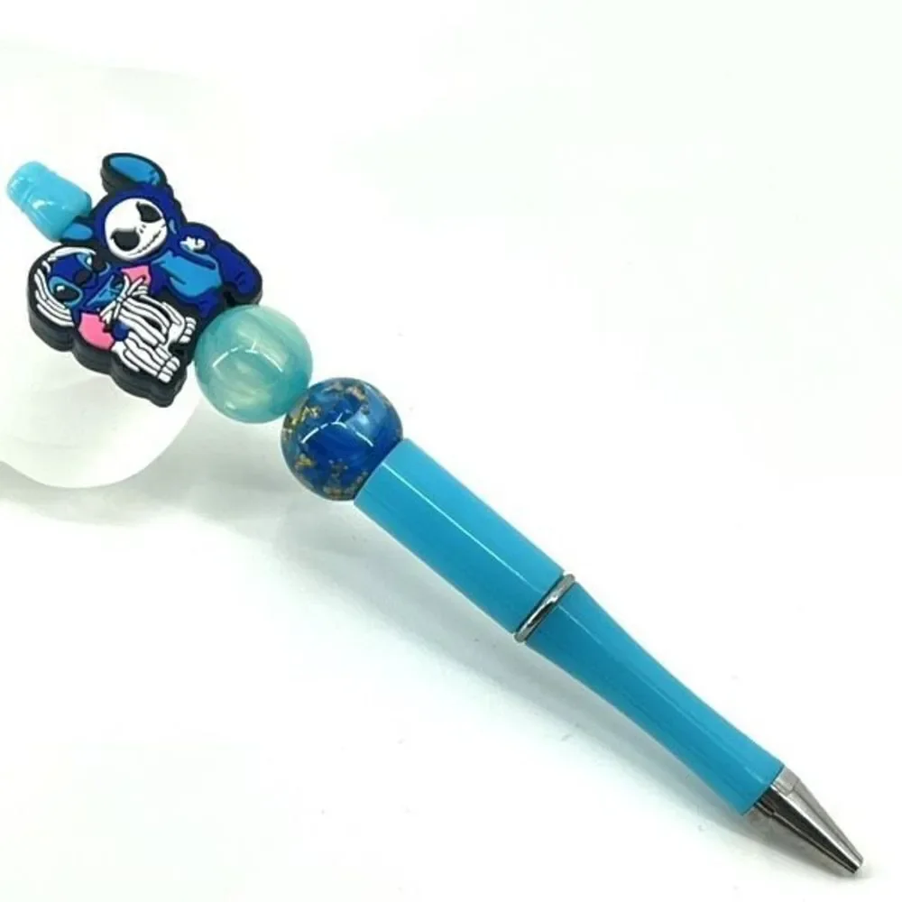 Halloween costumes Stitch Jack Skellington handmade pen NEW beads gold blue blac